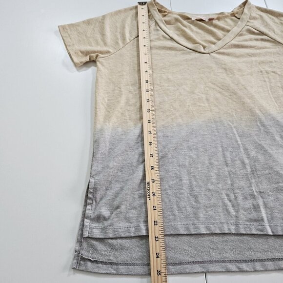 Top Womens M Lot of 2 Bobeau Anthropologie Maronie Multicolor SS Stripes Boho - Picture 11 of 16